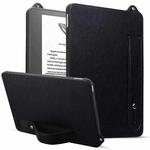 For Amazon Kindle Scribe 10.2 2024 TPU Leather Back Tablet Case with Wristband(Black)