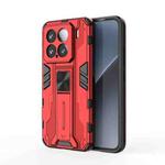 For Xiaomi 15 5G Supersonic PC + TPU Holder Phone Case(Red)