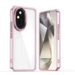 For Honor 200 Pro Shine High Transparency Acrylic Phone Case(Pink)