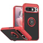 For Google Pixel 9 Pro XL Q Shadow 1 Series TPU + PC Phone Case with Ring(Red)