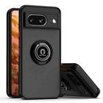 For Google Pixel 8 Q Shadow 1 Series TPU + PC Phone Case with Ring(Black+Red)
