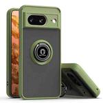 For Google Pixel 8 Q Shadow 1 Series TPU + PC Phone Case with Ring(Green)