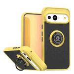 For Google Pixel 10 / 10 Pro Q Shadow 1 Series TPU + PC Phone Case with Ring(Yellow)
