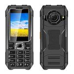 Q6000 Elder Keypad Phone, 2.4 inch, 6800mAh, Dual Flashlights, 21 Keys, SOS, FM, Dual SIM, GSM, Plug:EU Plug(Black)