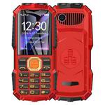 Q7+ 4G Elder Keypad Rugged Phone, 1.77 inch, 16800mAh, 21 Keys,  SOS, FM, Network: 4G, Dual SIM(Red)