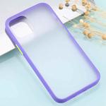 For iPhone 12 mini Skin Feel Series Shockproof Frosted TPU + PC Protective Case(Purple)