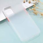 For iPhone 12 mini Skin Feel Series Shockproof Frosted TPU + PC Protective Case(White)
