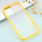 For iPhone 12 / 12 Pro Skin Feel Series Shockproof Frosted TPU + PC Protective Case(Yellow)