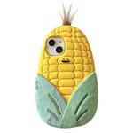 For iPhone 15 Plus Cartoon 3D Corn Silicone Phone Case