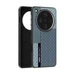 For OPPO Find X8 ABEEL 6D Micro Relief MagSafe Magnetic Phone Case(Carbon Fiber Blue)