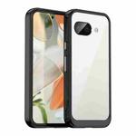 For Google Pixel 9a Colorful Series Acrylic Hybrid TPU Phone Case(Black)