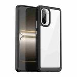 For OnePlus Ace 5 Racing Colorful Series Acrylic Hybrid TPU Phone Case(Black)