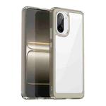 For OnePlus Ace 5 Racing Colorful Series Acrylic Hybrid TPU Phone Case(Transparent Grey)