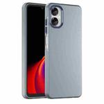 For Samsung Galaxy A06 5G Frosted Translucent TPU Hybrid PC Full Coverage Phone Case(Dark Blue)