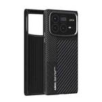 For Xiaomi Mix Fold 4 ABEEL 6D Micro Relief MagSafe Magnetic Phone Case(Carbon Fiber Black)
