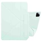 For Xiaomi Pad 7 / 7 Pro Fixed Buckle Magnetic Deformation Leather Tablet Case(Baby Green)