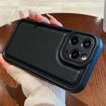 For iPhone 11 Pro Max Leather Texture TPU Phone Case(Black)