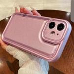 For iPhone 11 Leather Texture TPU Phone Case(Pink)