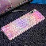 AULA F98 Pro 99 Keys Wired/2.4G/Bluetooth Three Model RGB Mechanical Keyboard, Shaft:Ice Soul Shaft(Transparent Pink)