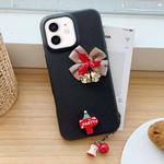For iPhone 11 Christmas Bells TPU Hybrid PC Phone Case(Black)