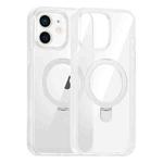 For iPhone 11 High Transparency MagSafe Holder Phone Case(Transparent)