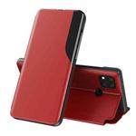For Xiaomi Redmi 9C Attraction Flip Holder Leather Phone Case(Red)