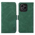 For Honor 400 Lite ABEEL Frosted Magnetic RFID Leather Phone Case(Green)