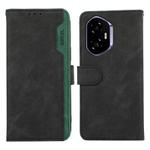 For Honor 400 ABEEL Color Block Magnetic RFID Leather Phone Case(Black-Green)