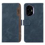 For Honor 400 ABEEL Color Block Magnetic RFID Leather Phone Case(Blue-Brown)