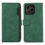 For Honor 400 Lite ABEEL Color Block Magnetic RFID Leather Phone Case(Green-Black)