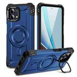 For Motorola Moto G Stylus 5G 2023 Lens Holder MagSafe Phone Case(Blue)