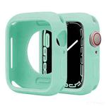 For Apple Watch Series 38mm / 40mm Candy Silicone Half Coverage Watch Case(Emerald Green)