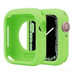 For Apple Watch Series 42mm / 44mm Candy Silicone Half Coverage Watch Case(Green)