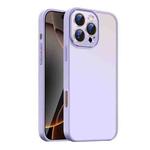 For iPhone 16 Pro Nano Semi-transparent Frosted Skin Feel Phone Case(Lilac Purple)