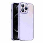 For iPhone 12 Pro Nano Semi-transparent Frosted Skin Feel Phone Case(Lilac Purple)