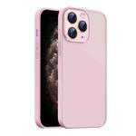For iPhone 11 Pro Max Nano Semi-transparent Frosted Skin Feel Phone Case(Light Pink)