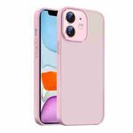 For iPhone 11 Nano Semi-transparent Frosted Skin Feel Phone Case(Light Pink)