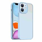 For iPhone 11 Nano Semi-transparent Frosted Skin Feel Phone Case(Sky Blue)