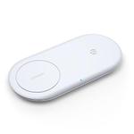 JOYROOM JR-A26 15W 2 In 1 Mobile Phone Fast Charging Wireless Charger(White)