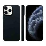 For iPhone 11 Pro Max Liquid Silicone Phone MagSafe Case(Black)