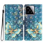 For Xiaomi 15 3D Pattern Leather Phone Case(3D Butterfly)