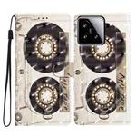 For Xiaomi 15 3D Pattern Leather Phone Case(Tape)