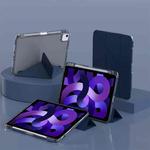 For iPad Air 11 2024 / Air 2022 10.9 mutural Y-Shape Deformation Leather Tablet Case(Navy Blue)