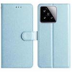 For Xiaomi 15 Silk Texture Horizontal Flip Leather Phone Case(Light Blue)