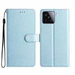 For Xiaomi 15T 5G Silk Texture Horizontal Flip Leather Phone Case(Light Blue)