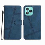 For Honor 400 Lite Skin-feel Stitching Leather Phone Case(Blue)