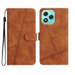 For Honor 400 Lite Skin-feel Stitching Leather Phone Case(Brown)