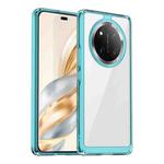 For Honor X60 Pro Colorful Series Acrylic Hybrid TPU Phone Case(Transparent Blue)