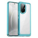 For Honor 300 Colorful Series Acrylic Hybrid TPU Phone Case(Transparent Blue)