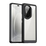 For Honor 300 Ultra Colorful Series Acrylic Hybrid TPU Phone Case(Black)